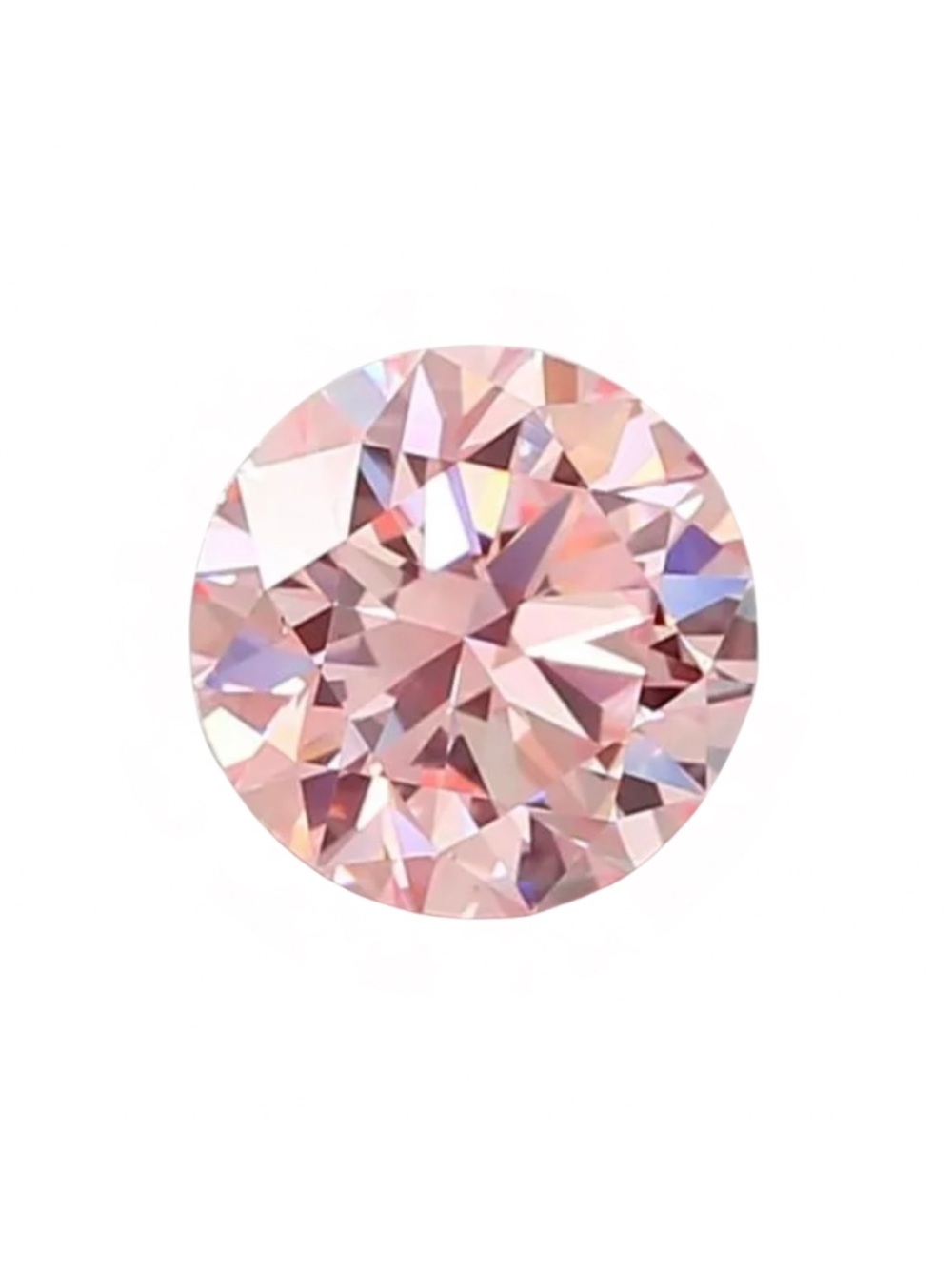 FOR LOCKET: 2.4 mm Pink Lab Diamond